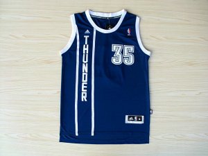 Maillot De Basket Oklahoma City Thunder Kevin Durant 35 Tissus Sportif Fans Edition New pattern Bleu